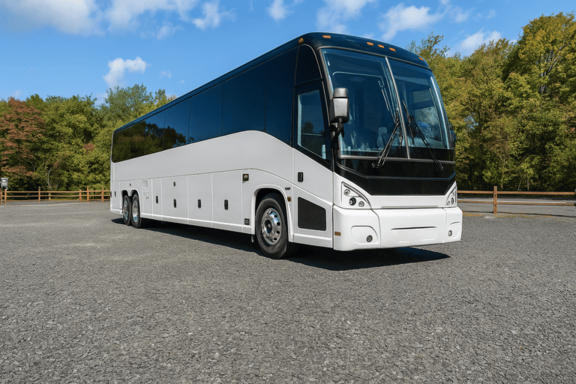 Bus Rental Company Fullerton 56 Passenger Charter Bus