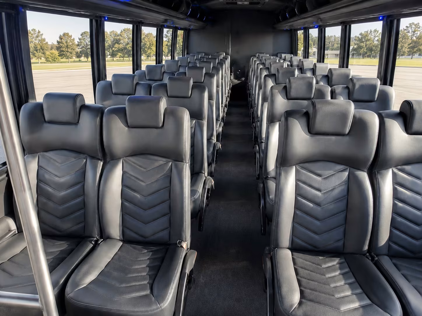 15 passenger minibus inside