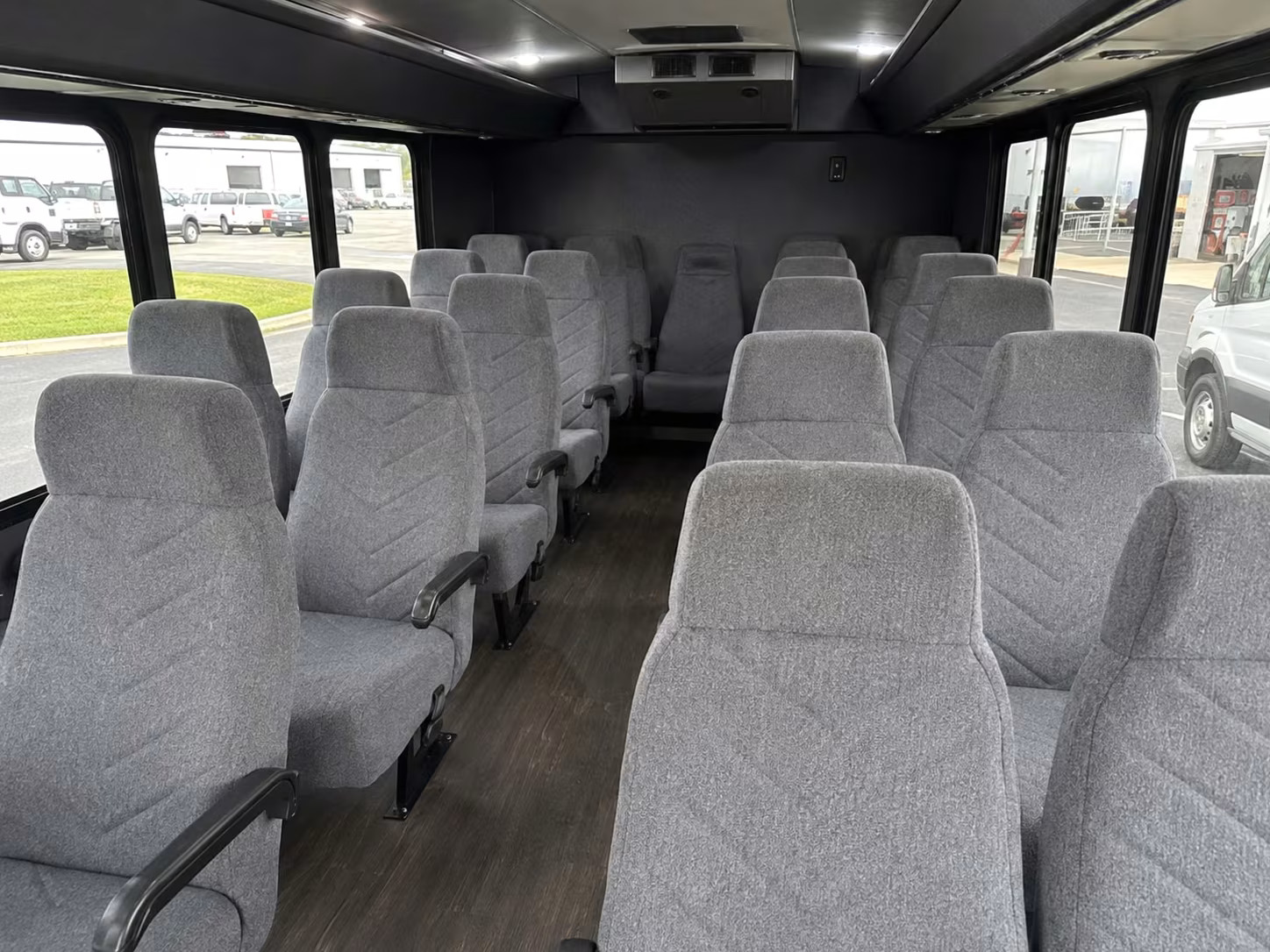 18 passenger minibus inside