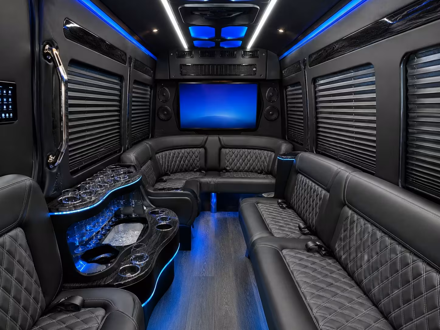airport shuttle buses for fullerton wedding guests from sna and lax