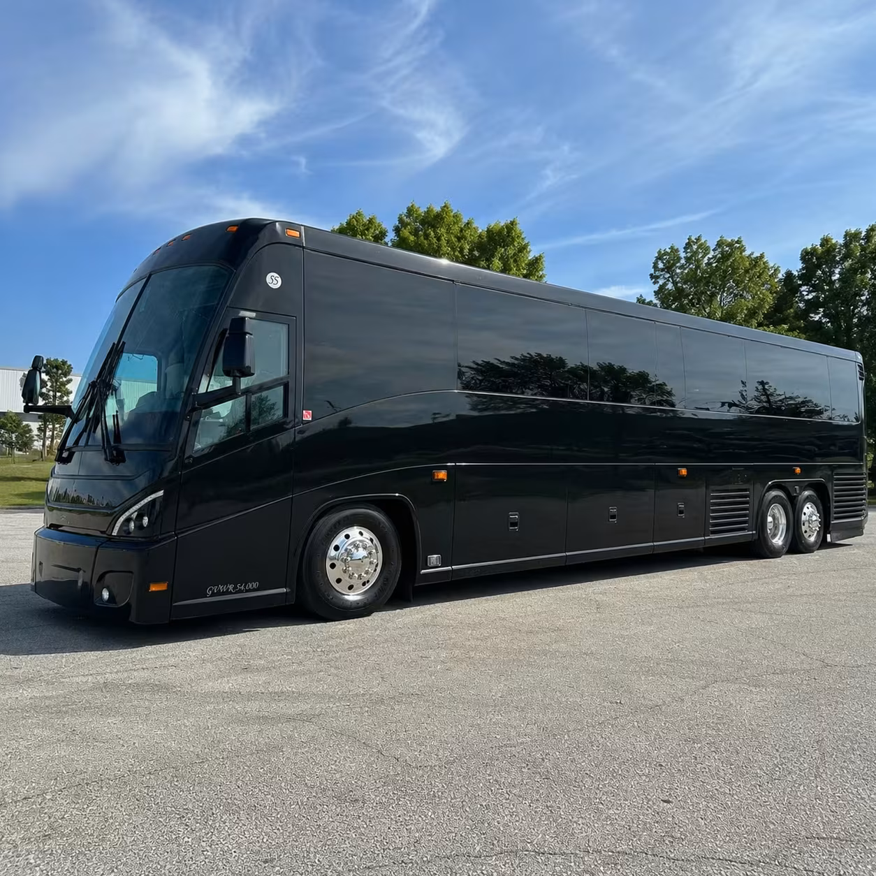 fullerton charter bus rental exterior