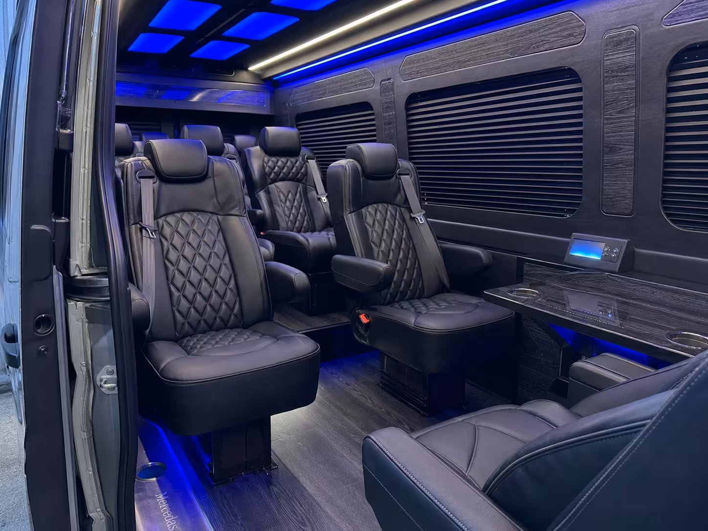 sprinter van transportation for groups and events across fullerton